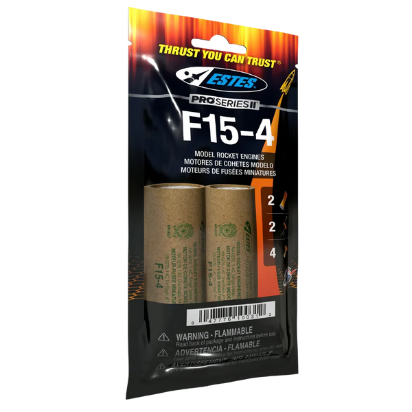Estes Rockets - F15-4 Engines (29 mm) (2pk)