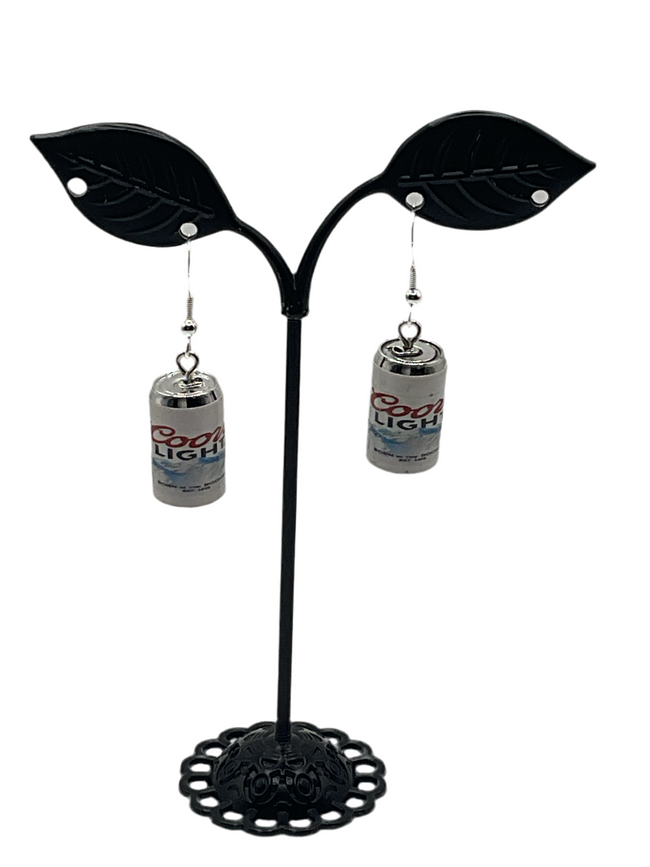 Coors Light Beer Earrings Hover Image