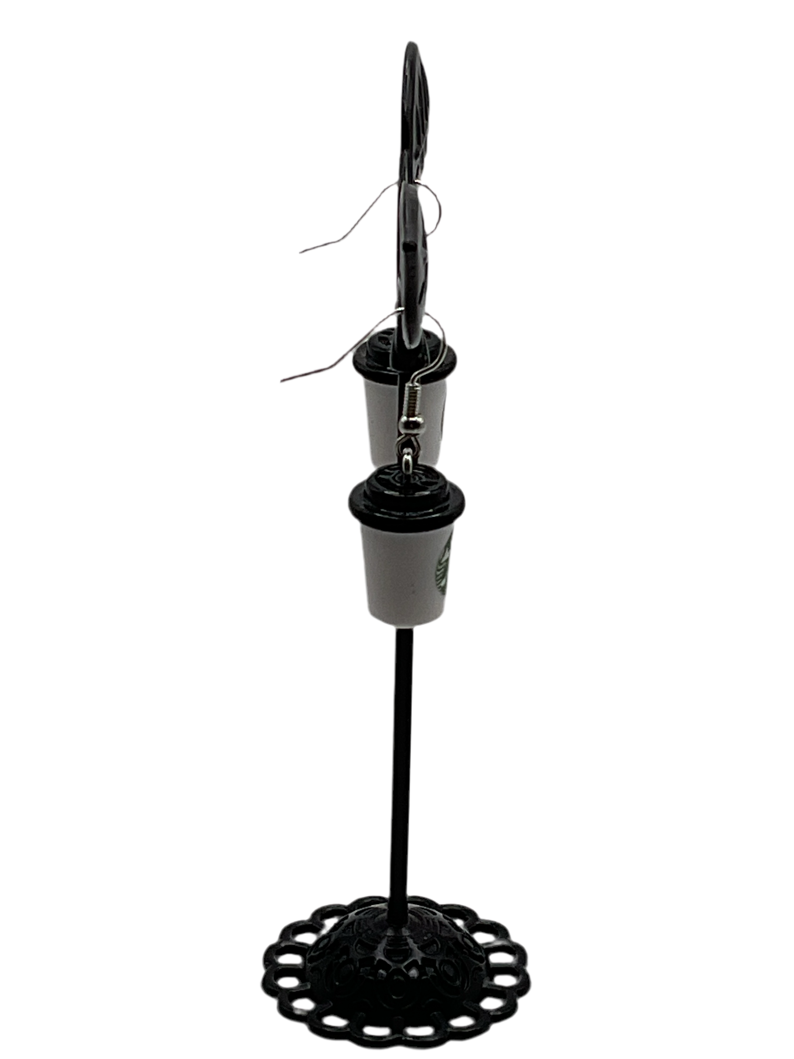 Star bucks coffee earrings