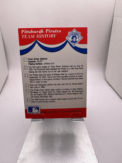 Fleer Pittsburgh Pirates St Louis Cardinals San Diego Padres San Francisco Giants Baseball Stickers