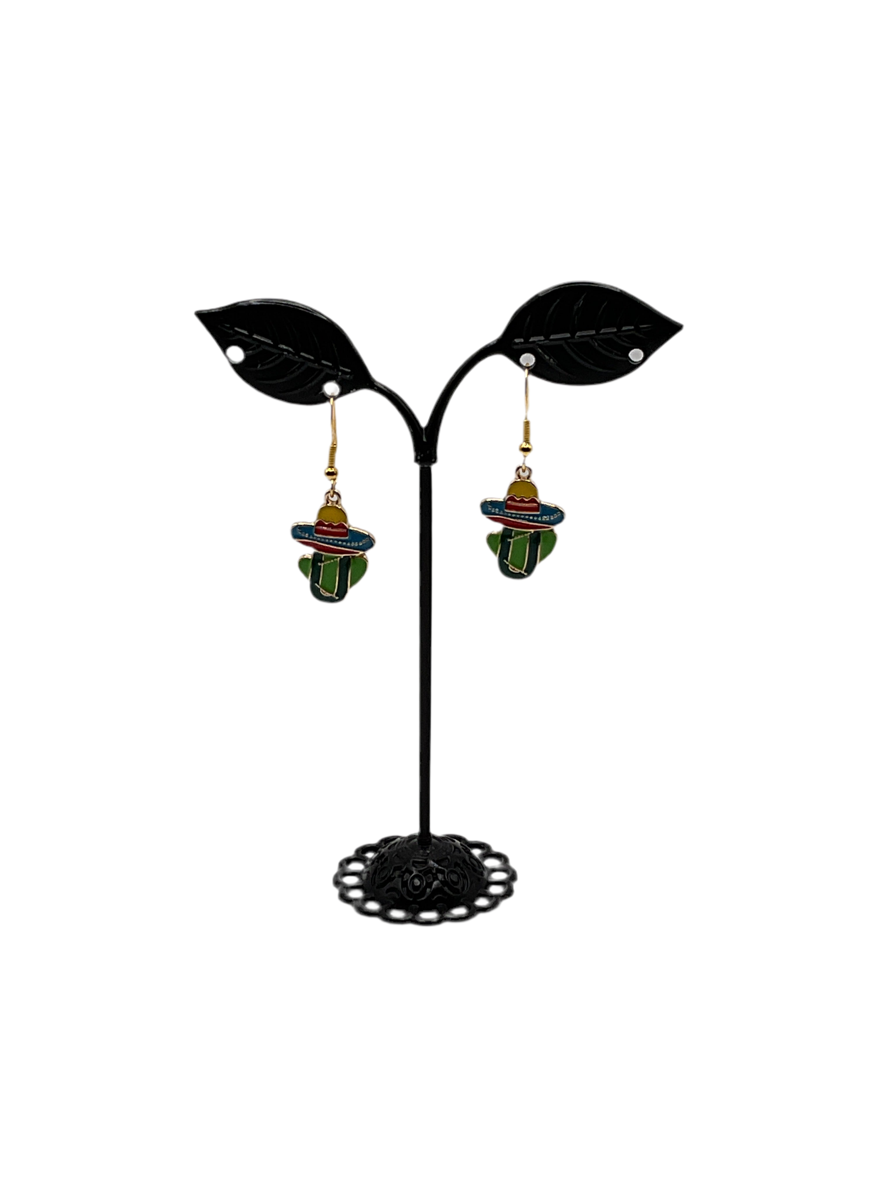 Sombrero Cactus Earrings