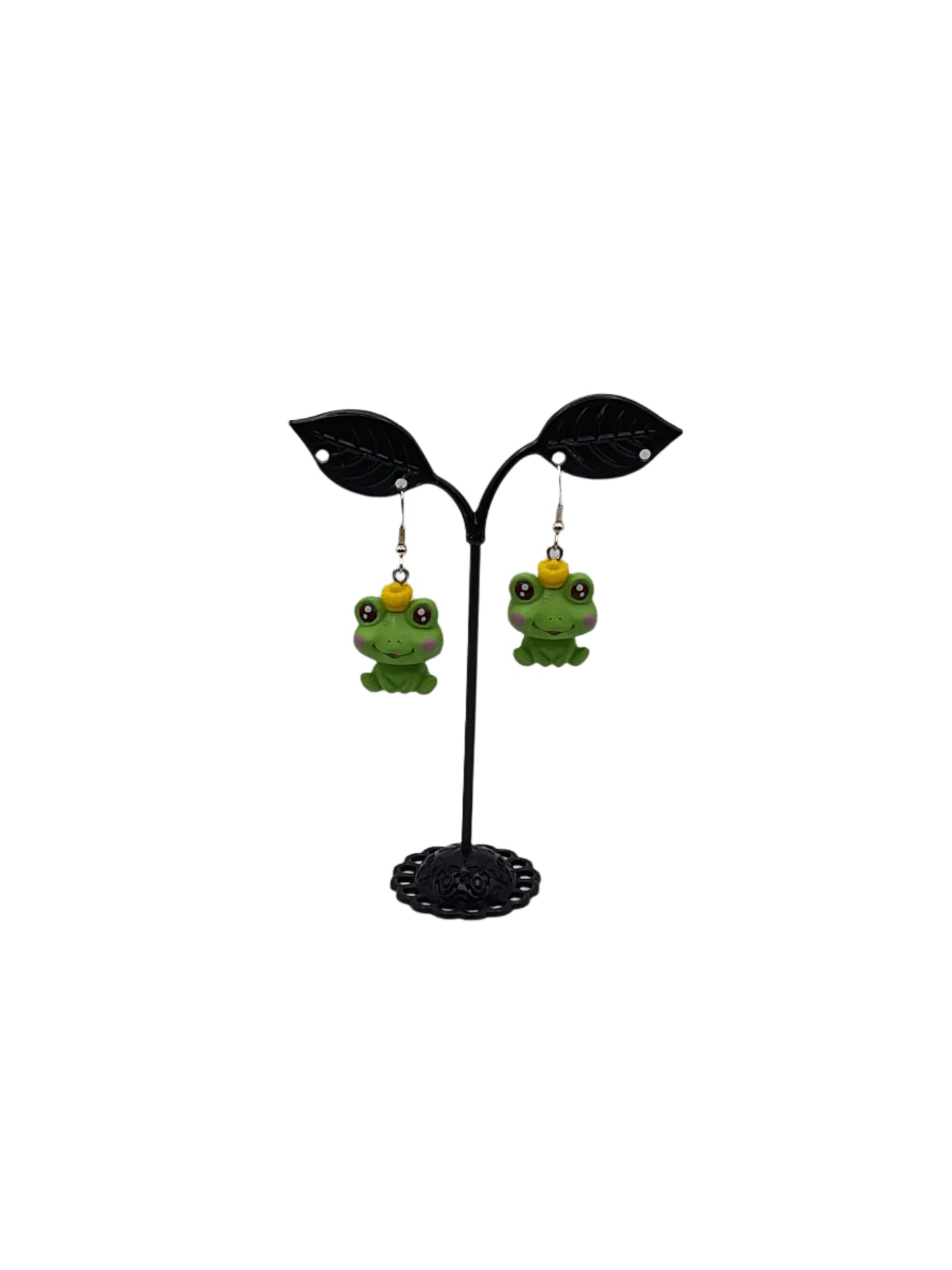 Frog earrings