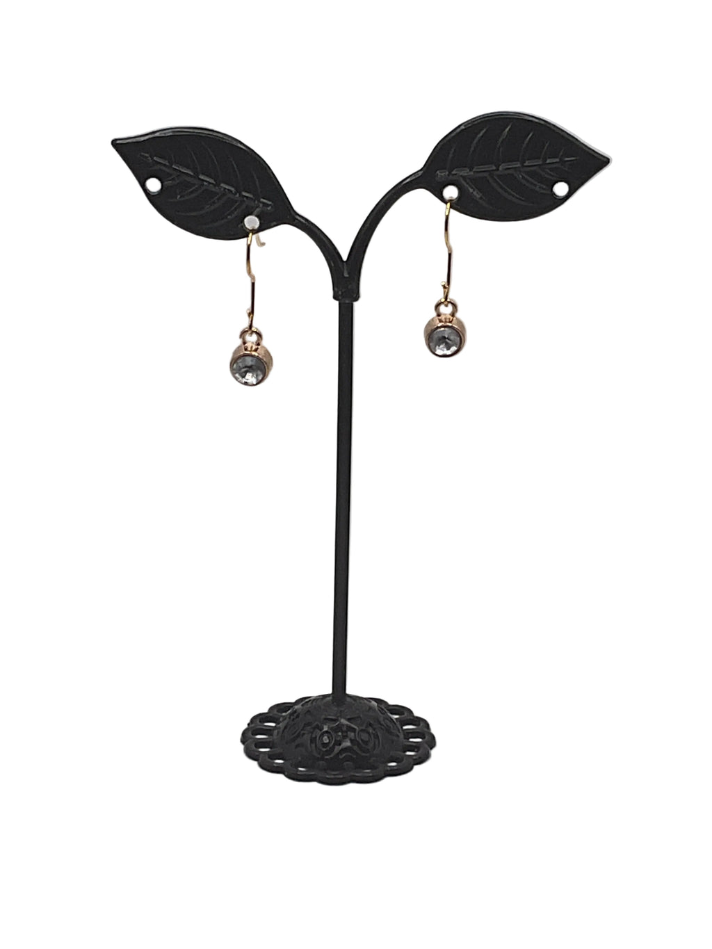Crystal and Crosses Earrings