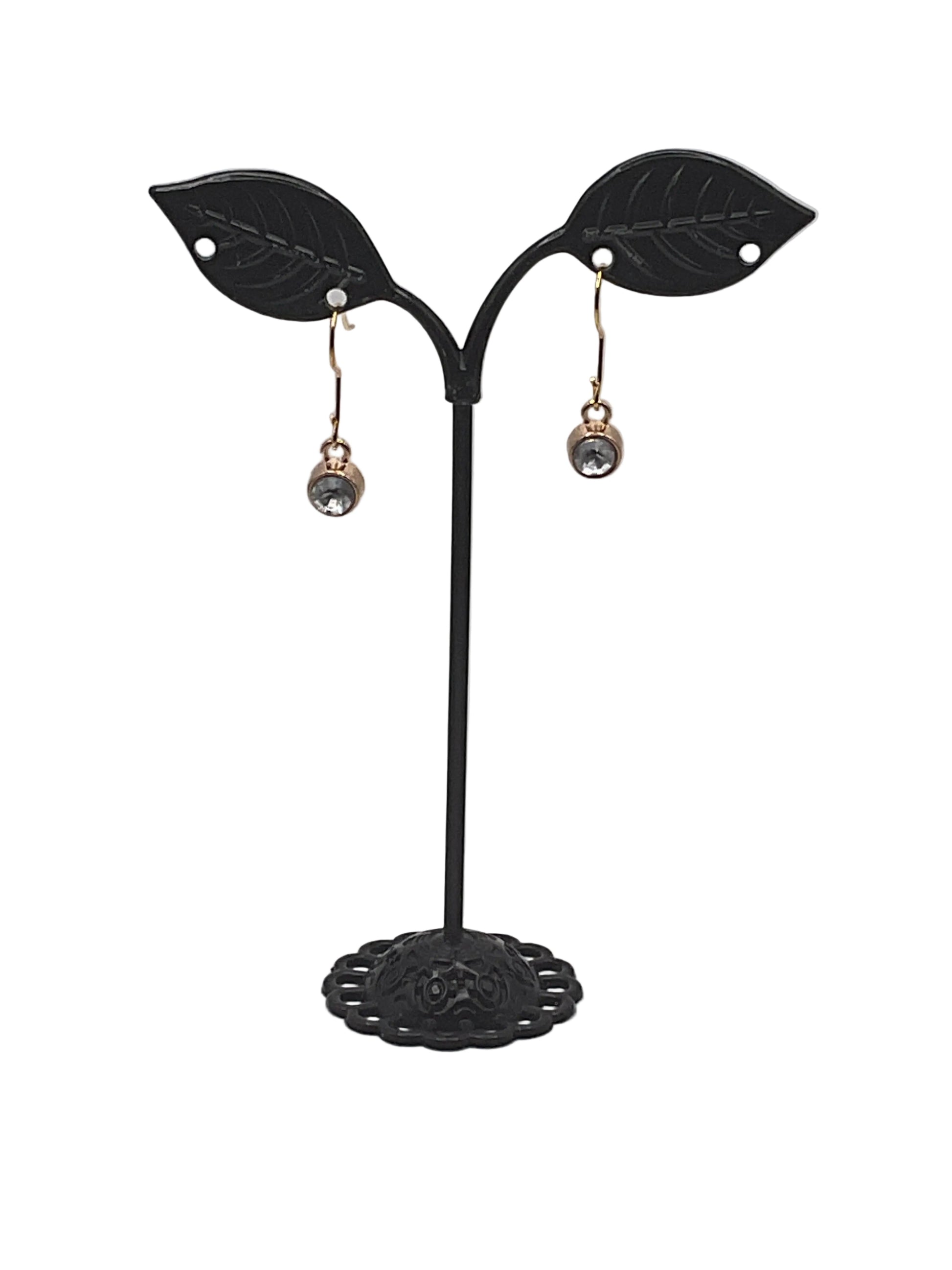 Crystal and Crosses Earrings