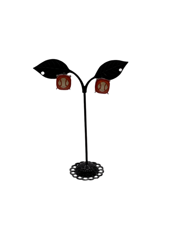 Baseball Earrings
