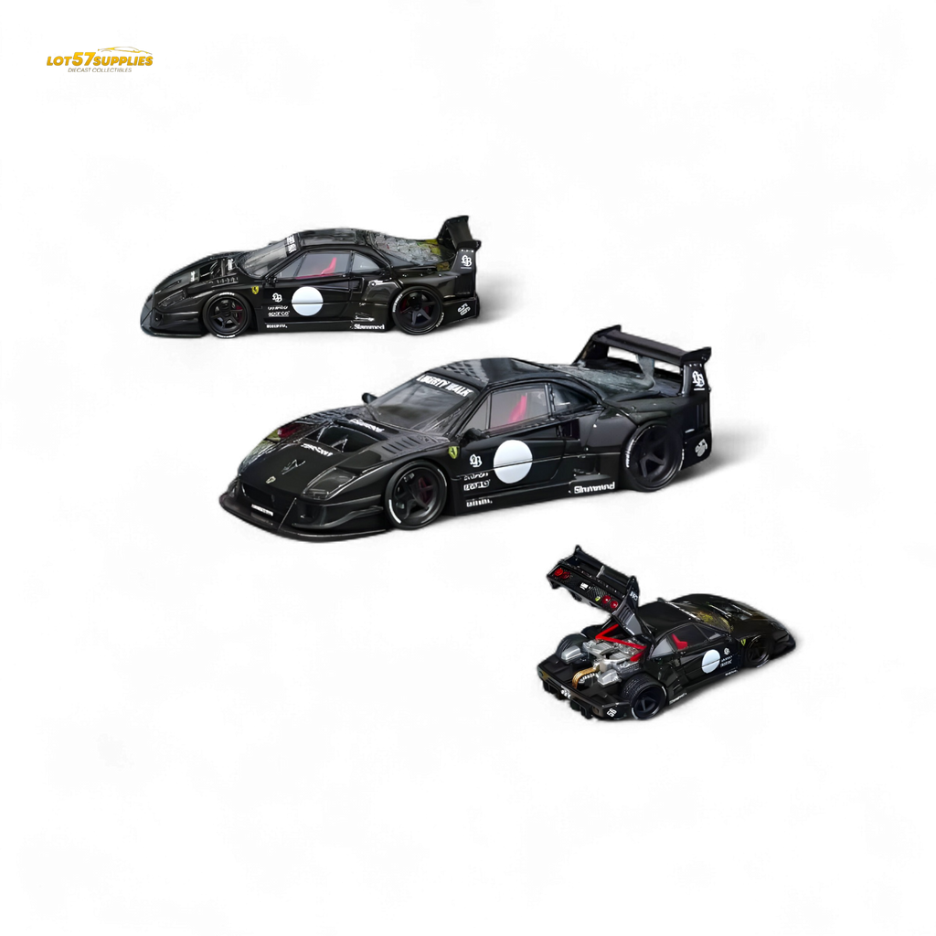 Star Model F40 in Black Luxury Version - Openable Rear Cover 1:64