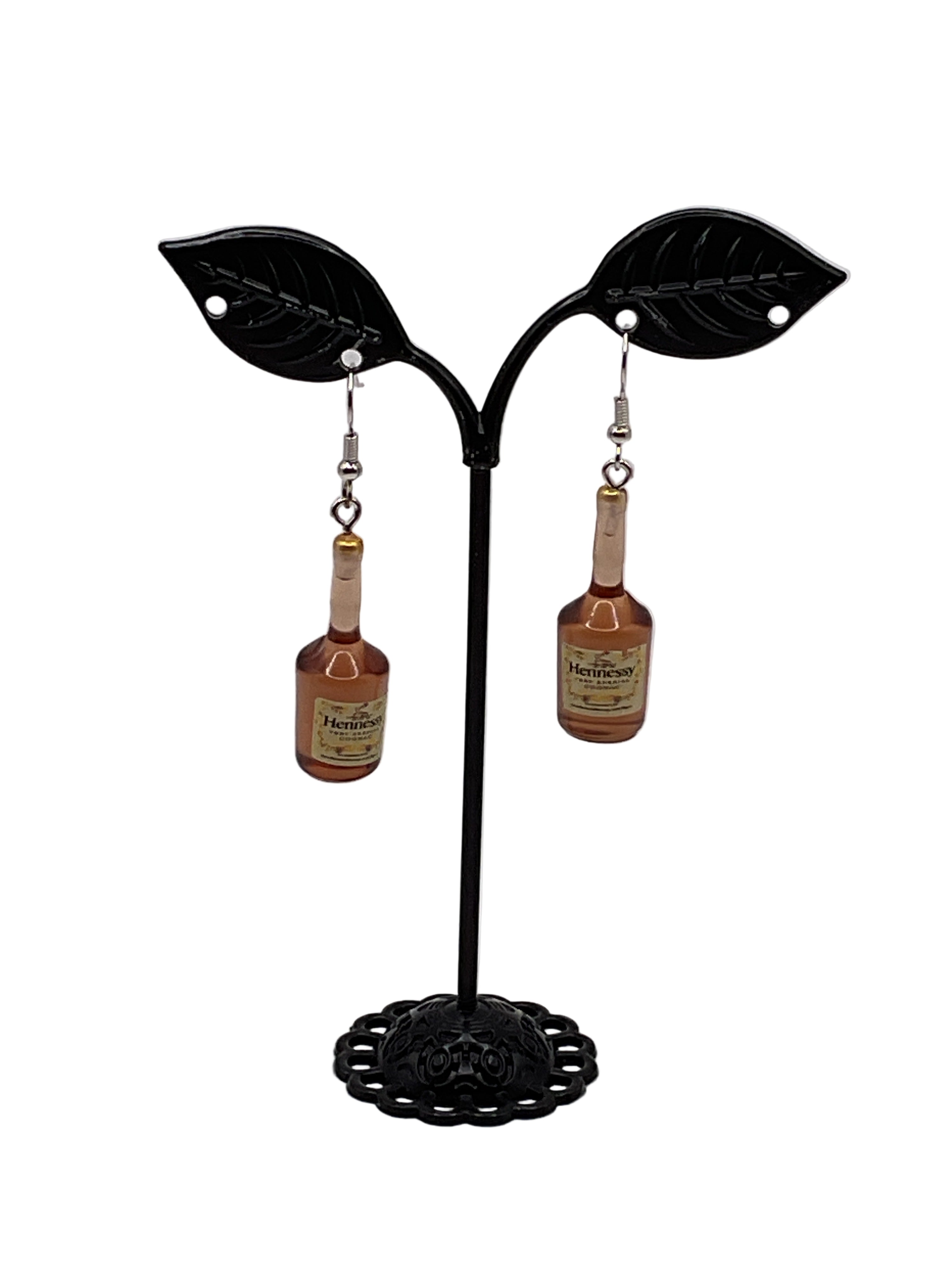 Hennessy Whiskey Earrings