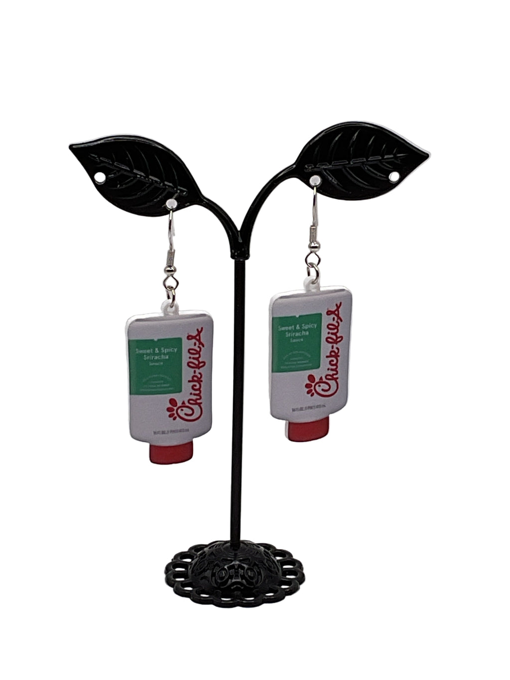 Chick-fil-A sauce earrings