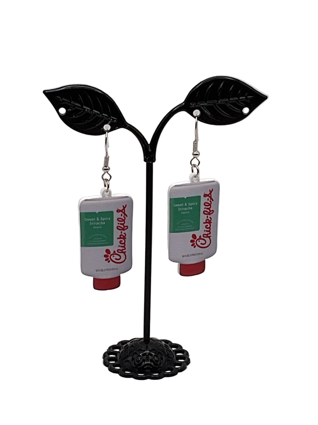 Chick-fil-A sauce earrings Hover Image