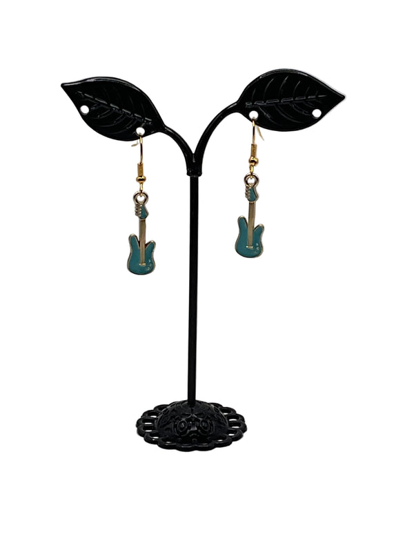 Musical instruments and note earrings