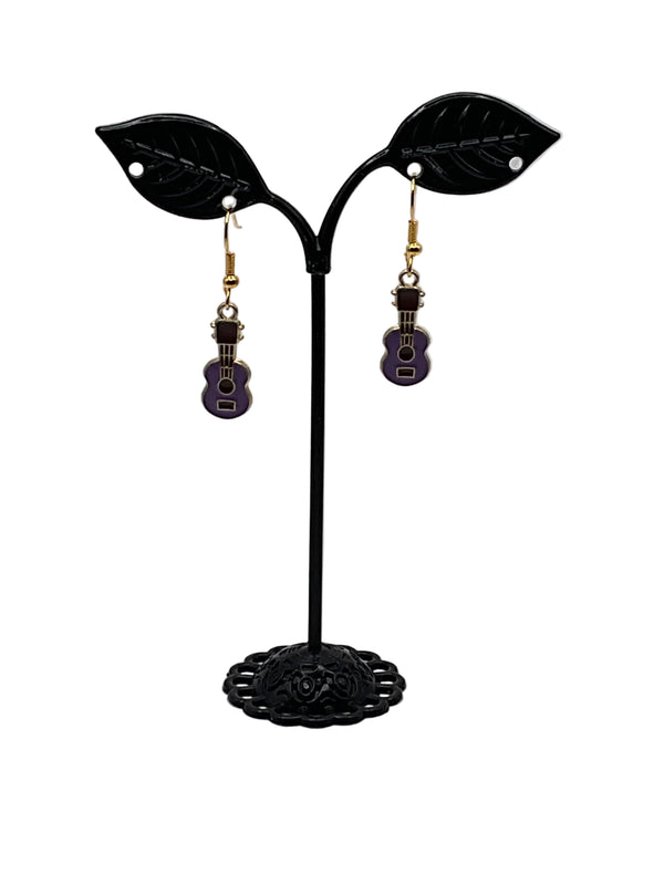Musical instruments and note earrings