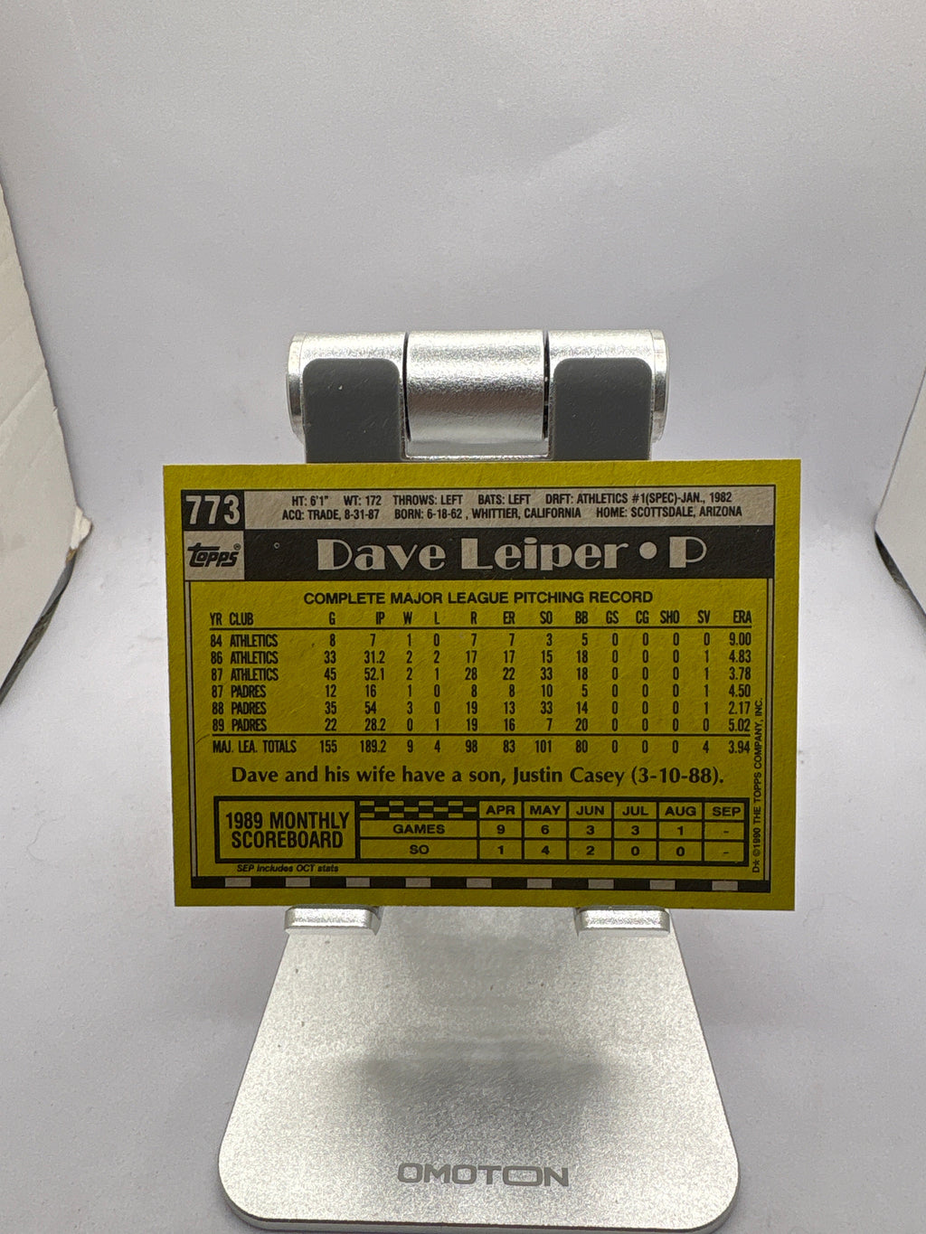 Topps Dave Leiper