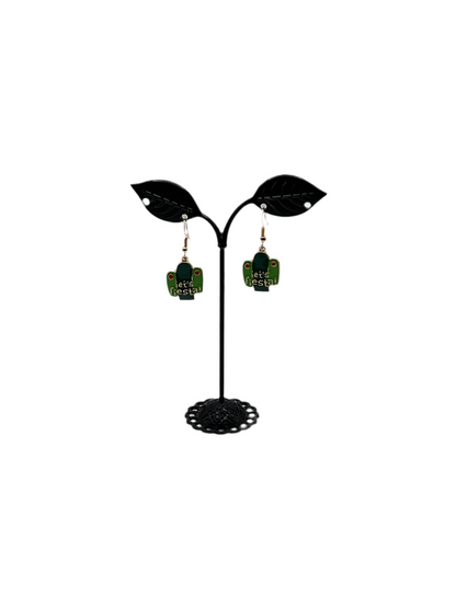 Cactus earrings