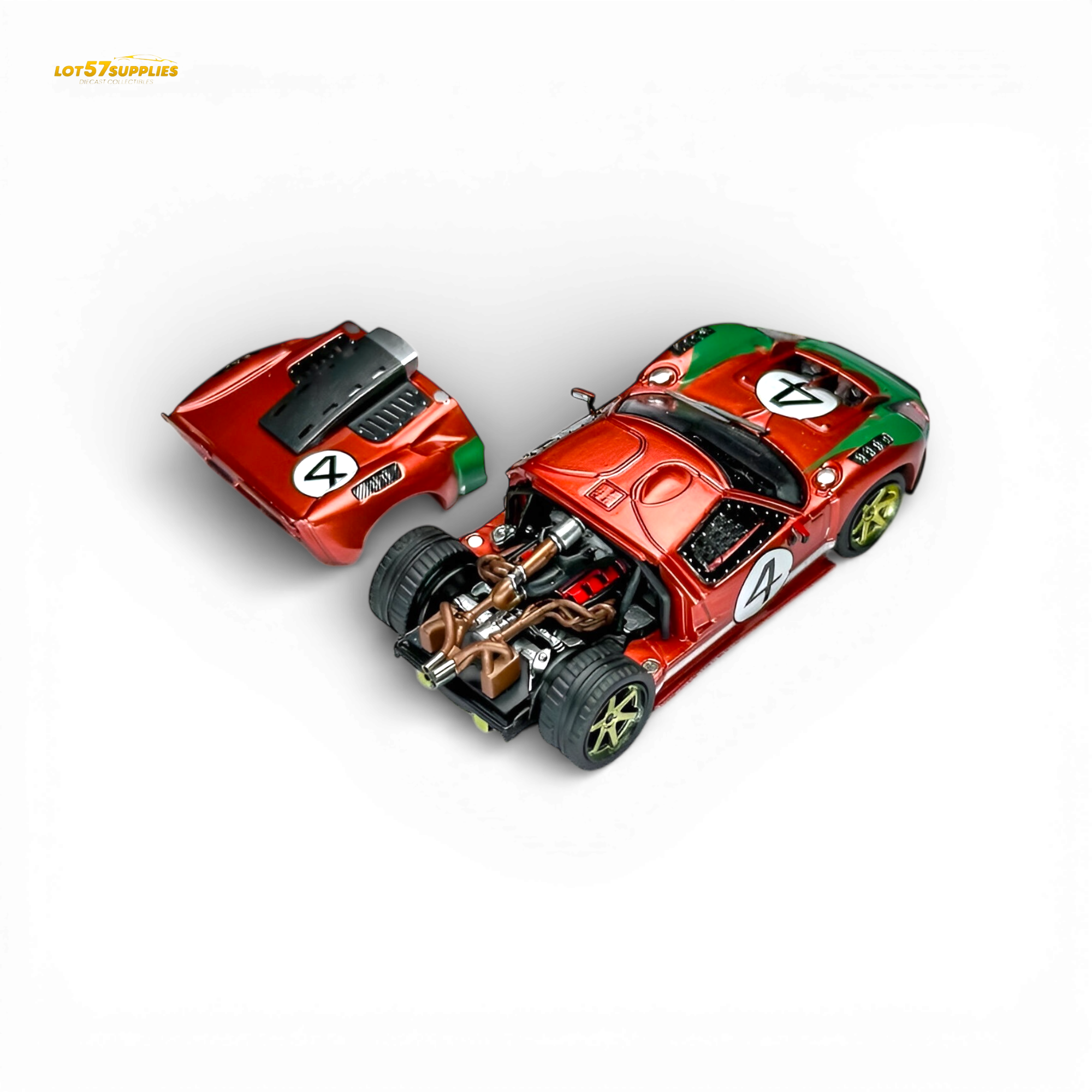 (Pre-Order) Rhino Model RM Ford GT40 - Le Mans Livery 1:64