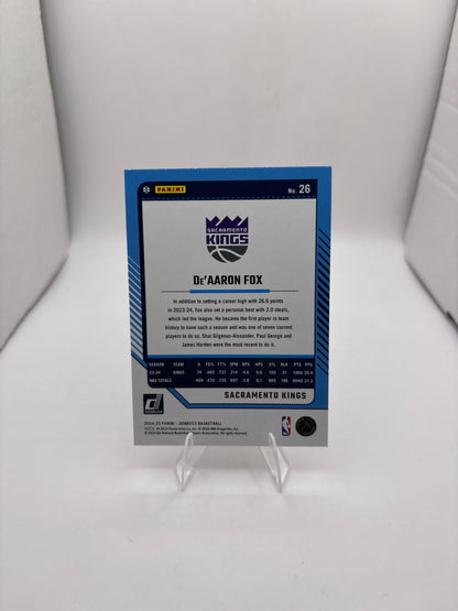 Donruss De’Aaron Fox