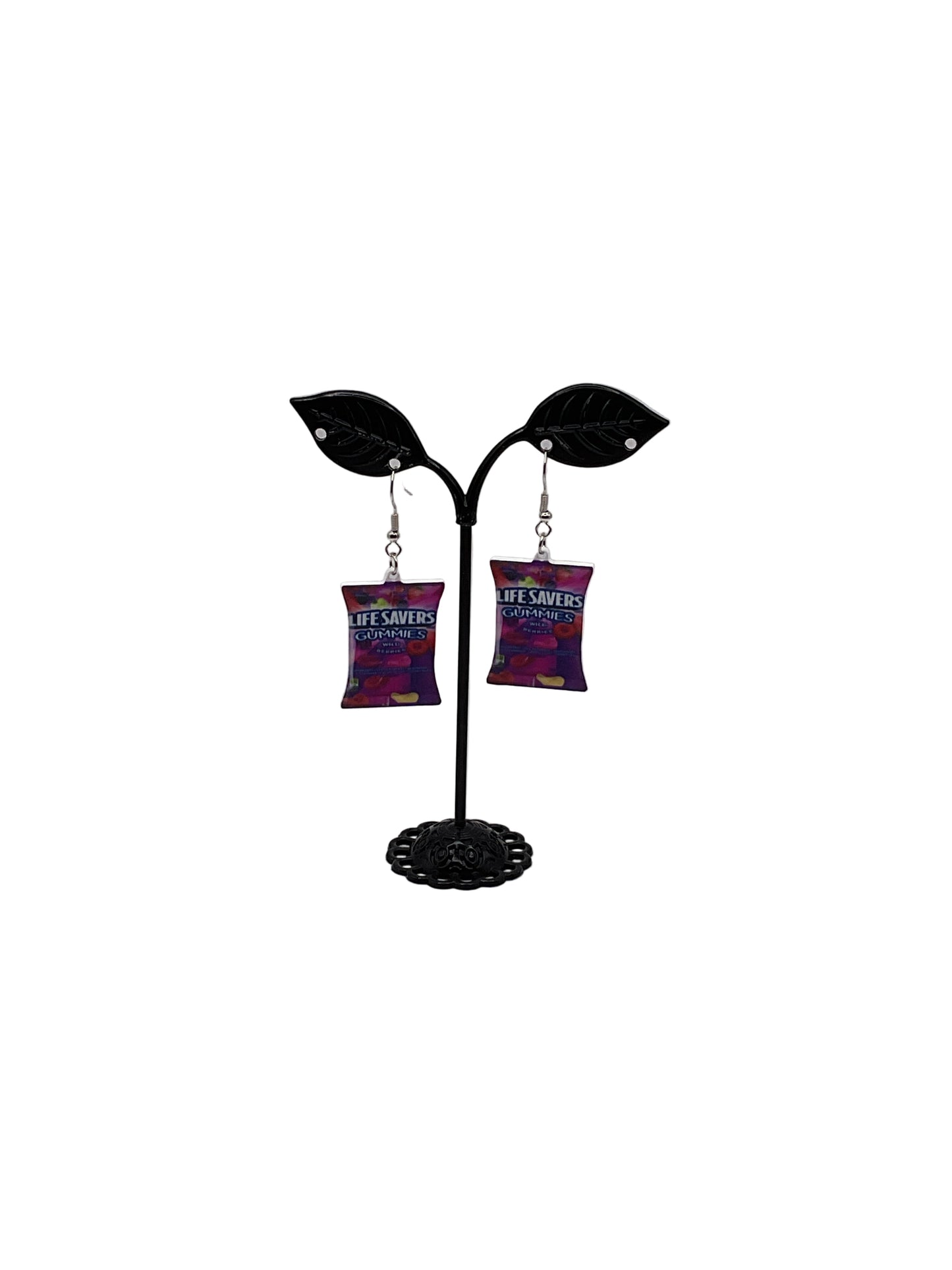 Candy bag earrings