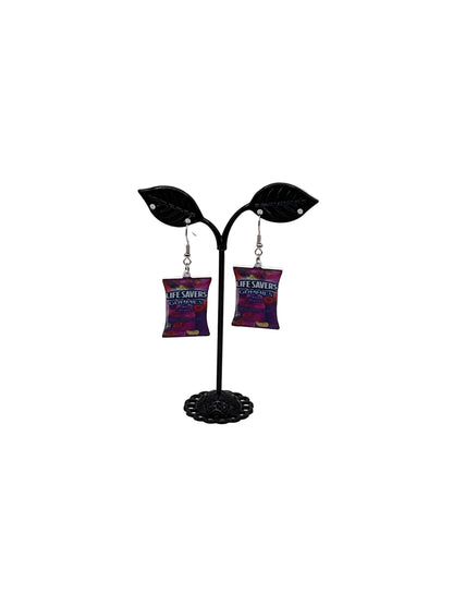 Candy bag earrings