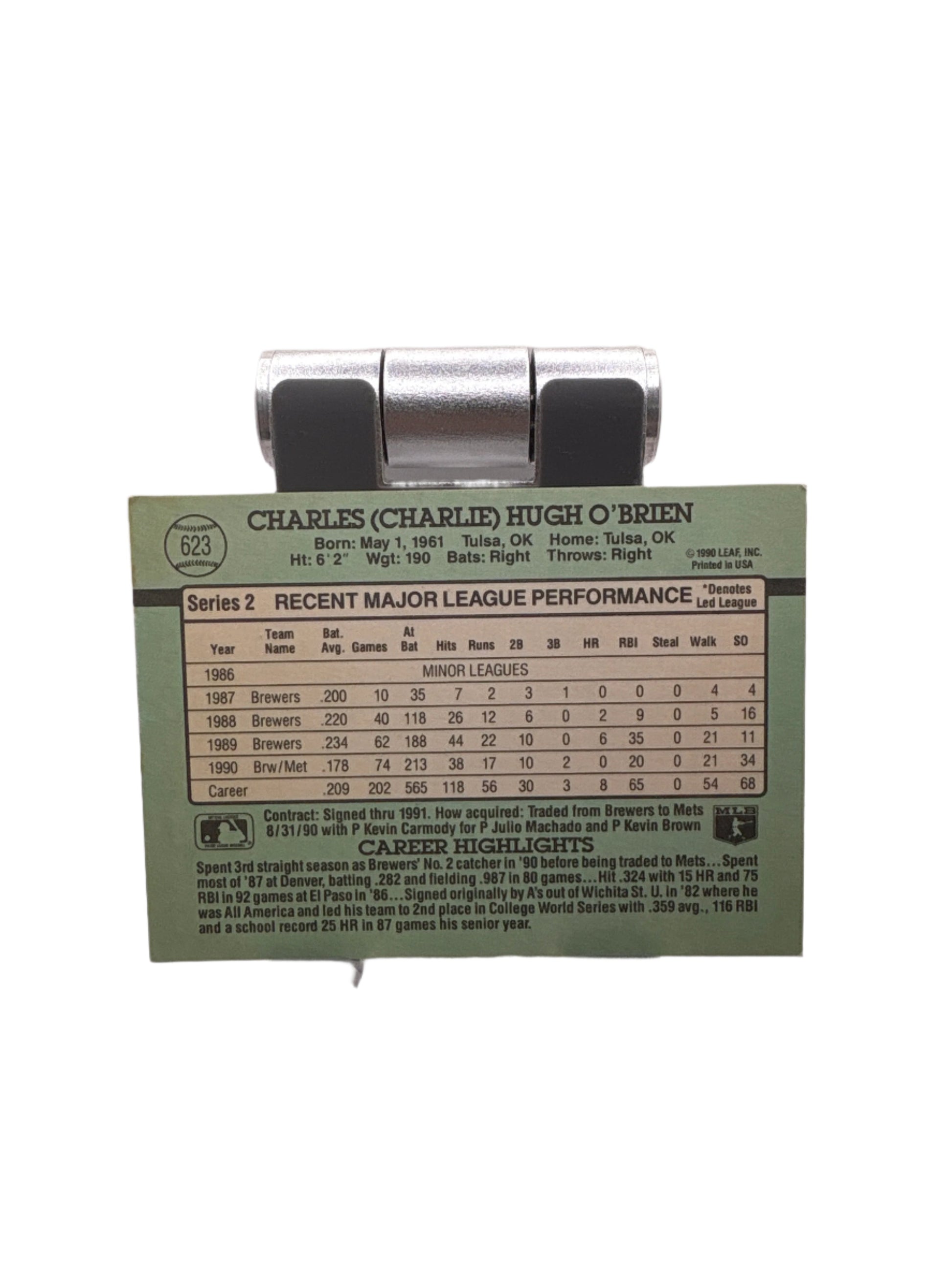 Donruss Charlie O’Brien