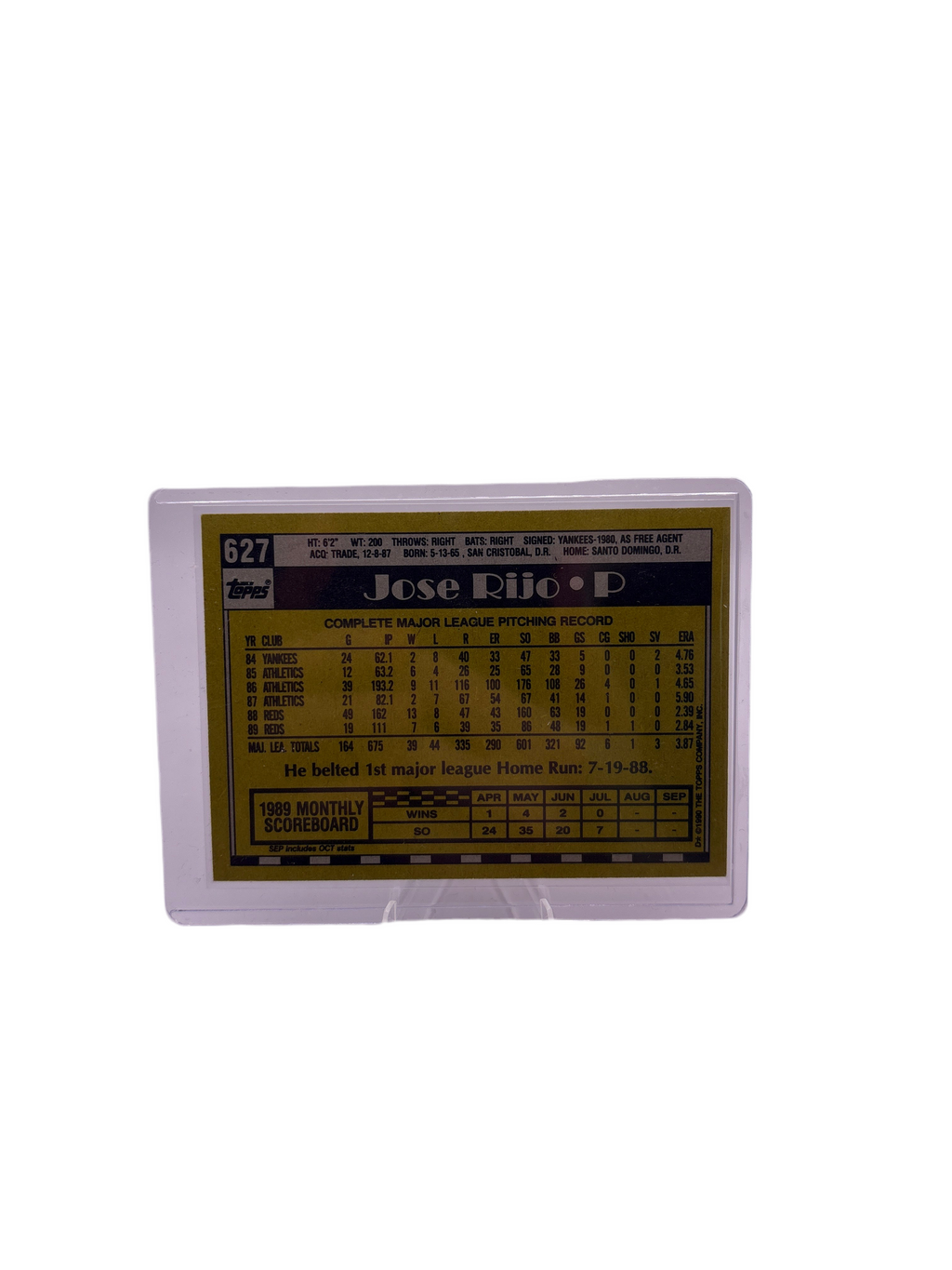 Topps Jose Rijo