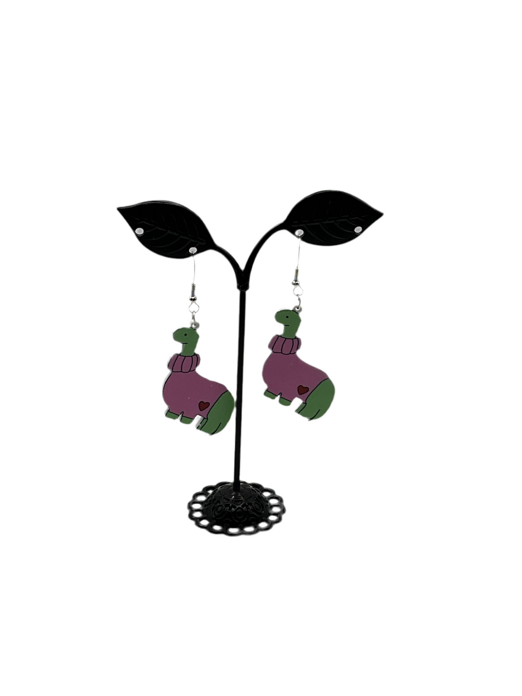 Dinosaur earrings