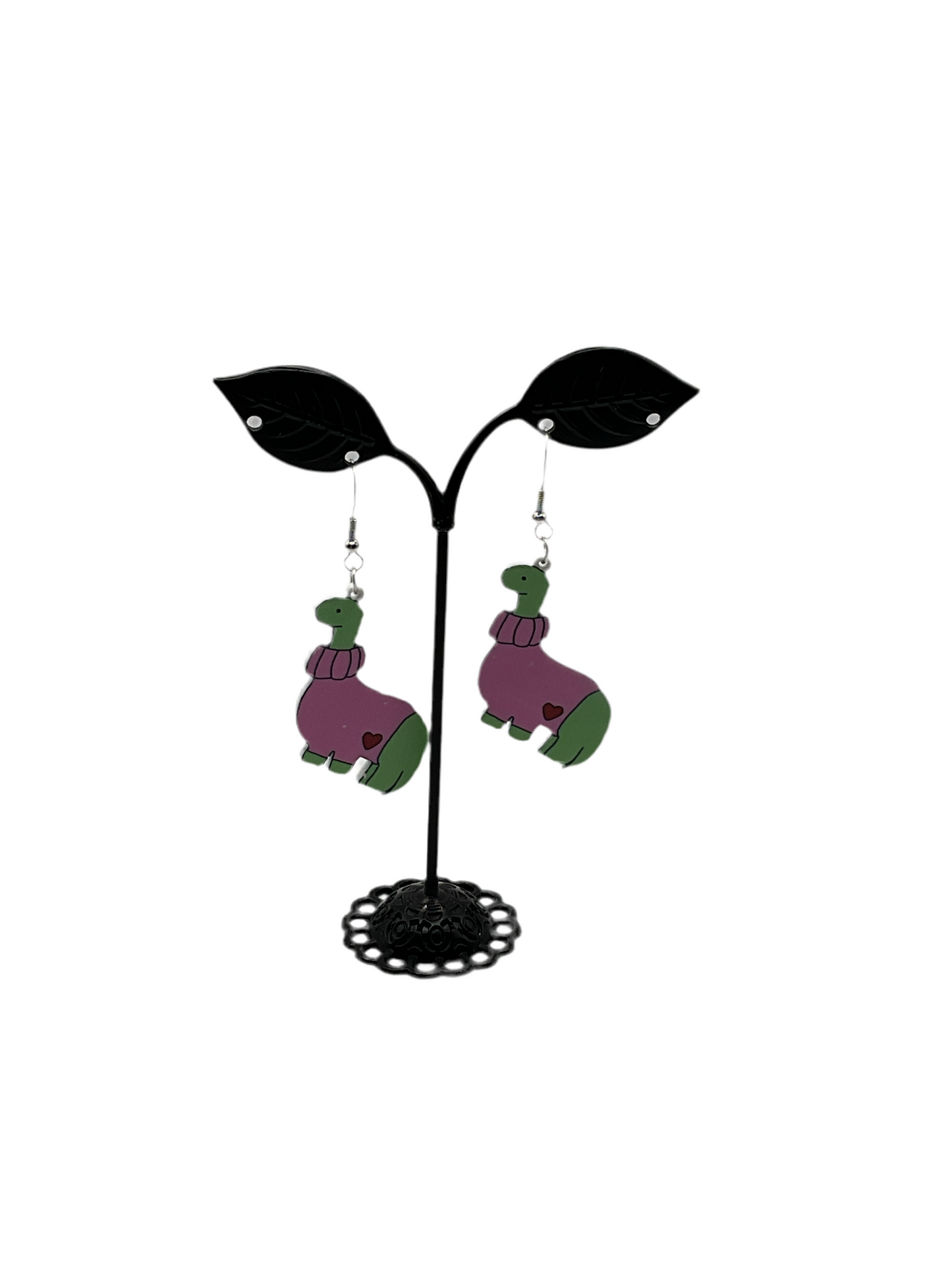 Dinosaur earrings