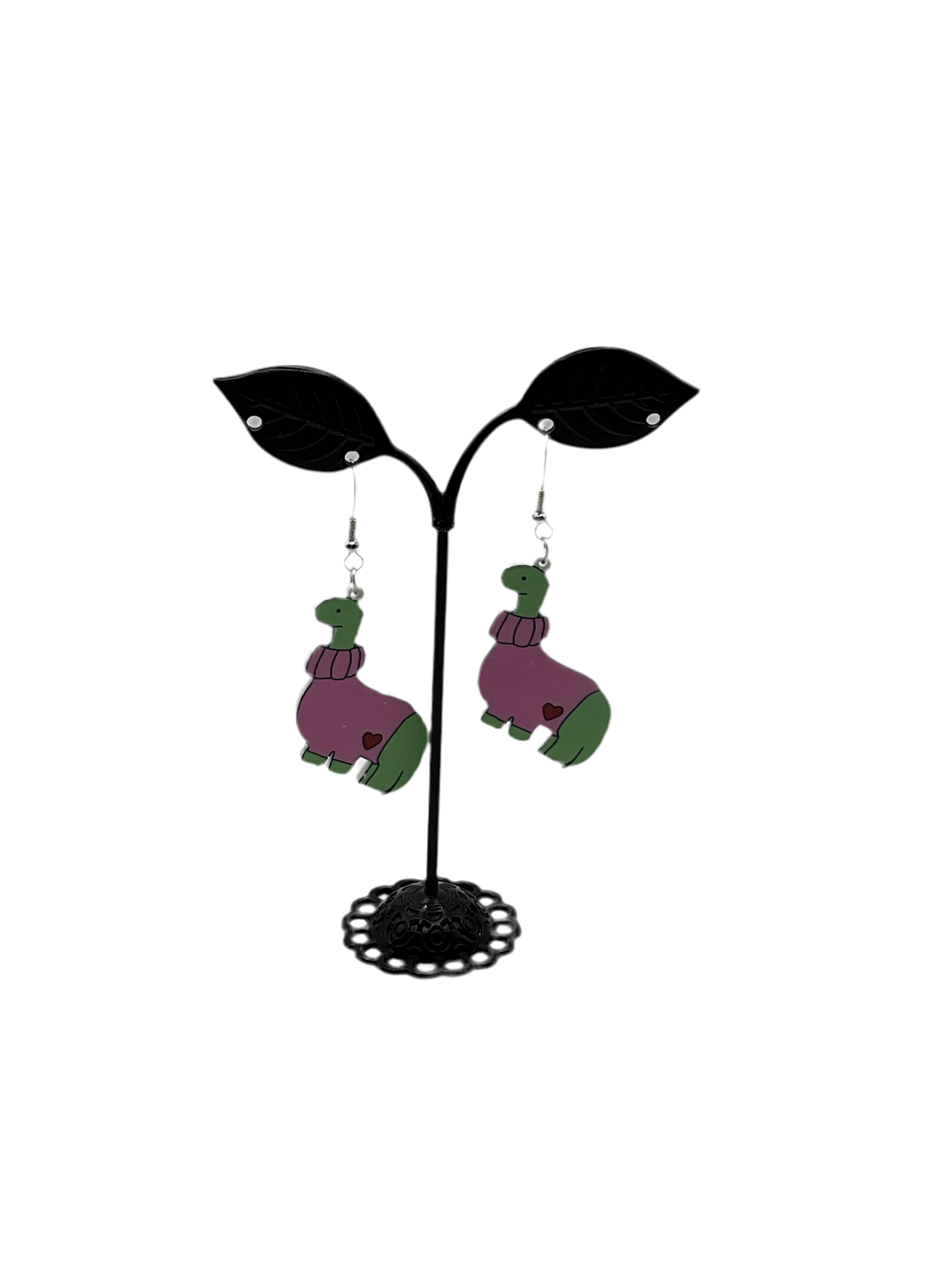 Dinosaur earrings