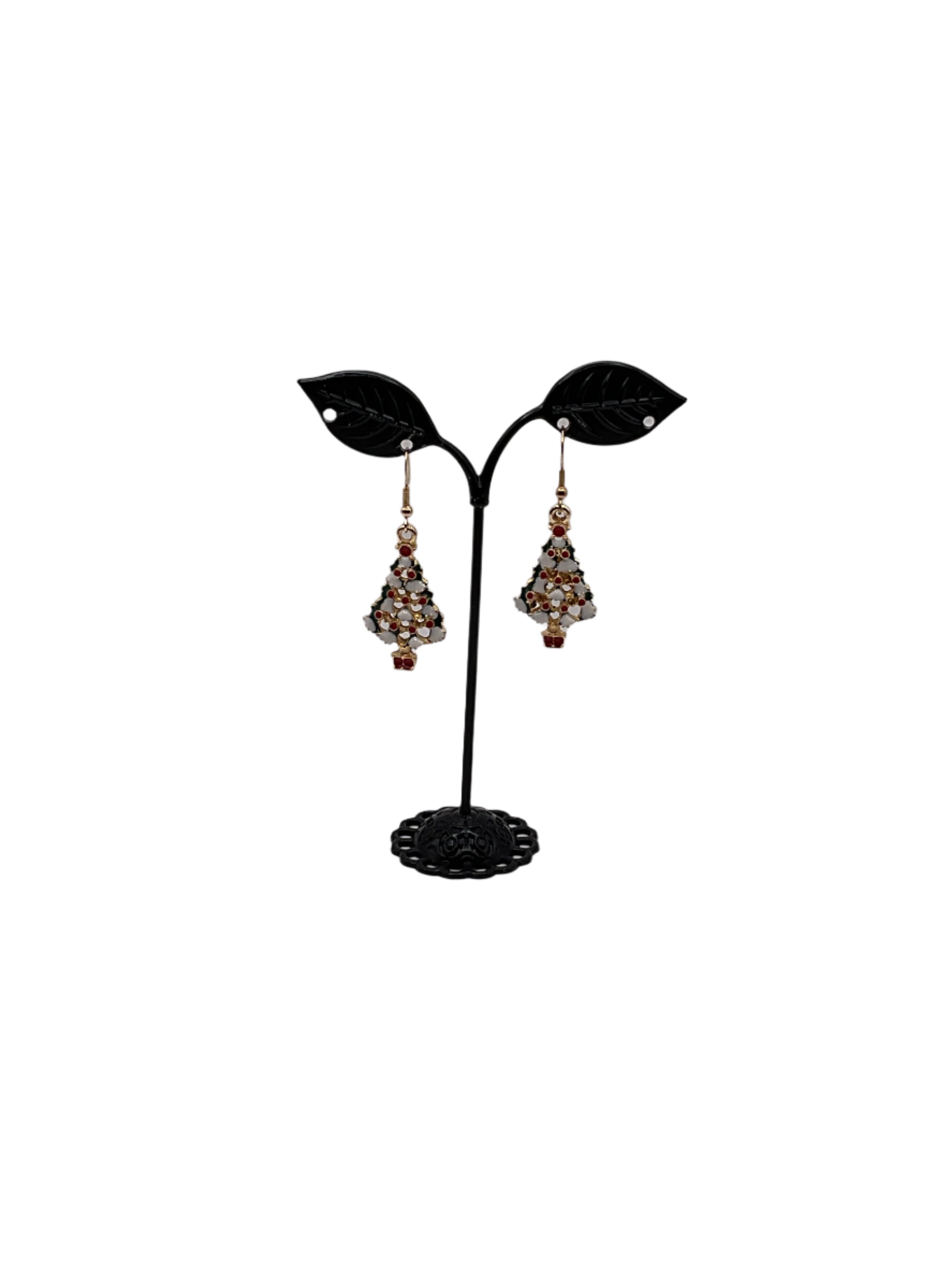 Christmas tree earrings