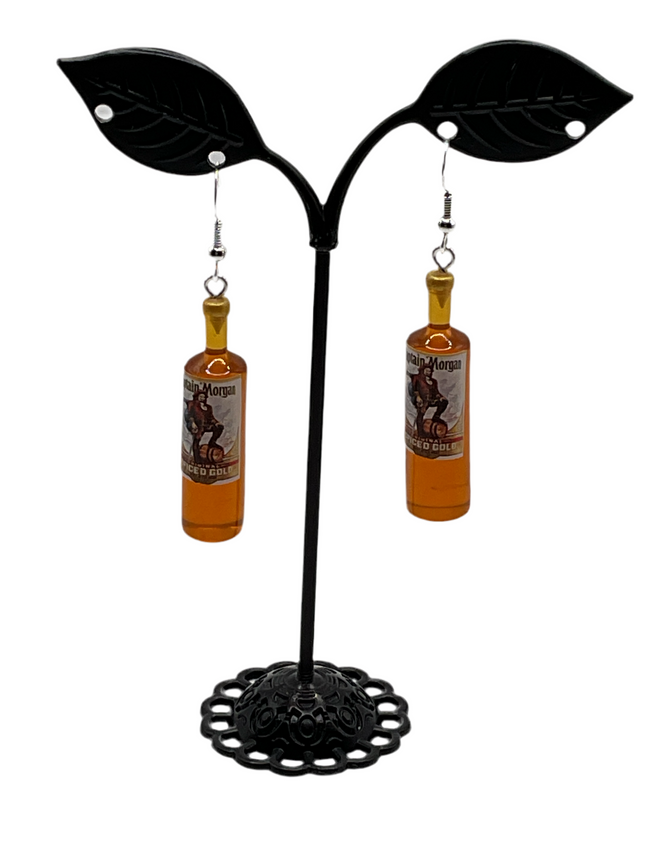 Spiced rum earrings Hover Image