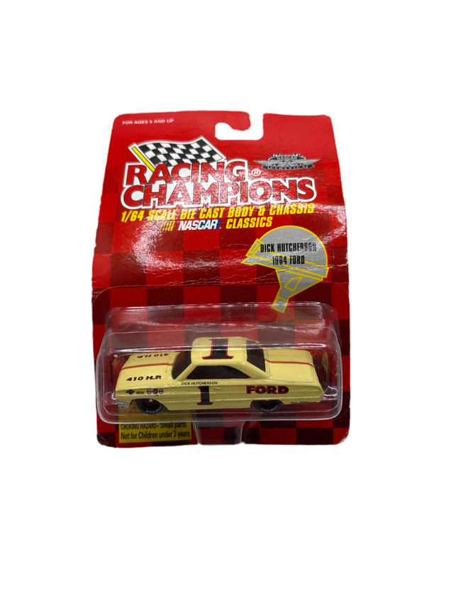 Racing Champions Dick Hutcherson Diecast Yellow Hover Image