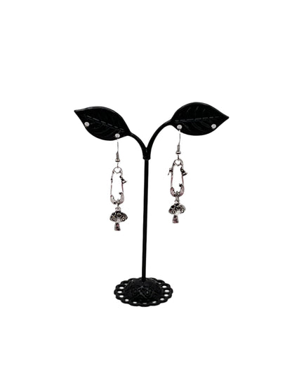 Baby Pin with Mushroom Earrings