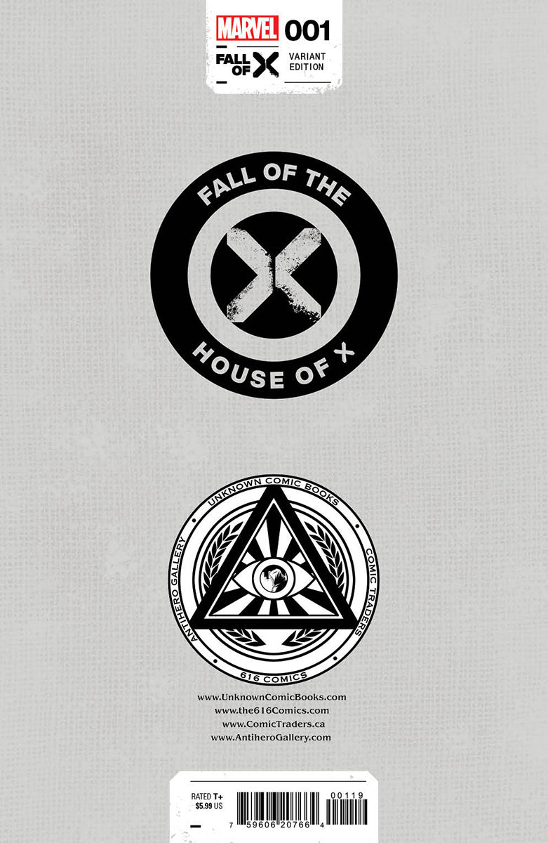 [Signed by Nathan Szerdy] FALL OF THE HOUSE OF X #1 [FHX] UNKNOWN COMICS NATHAN SZERDY EXCLUSIVE VAR [IN STOCK] - Collectors World Toys