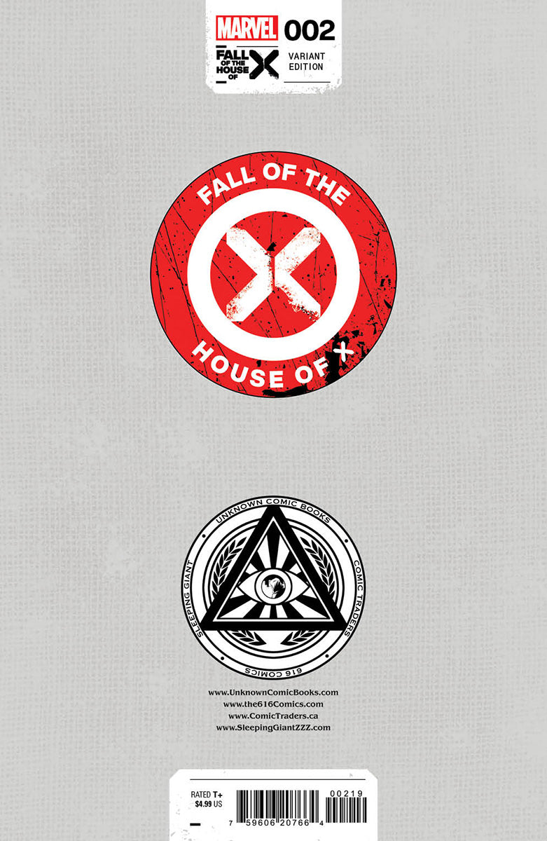 Fall Of The House Of X 2 Unknown Comics Ben Harvey Exclusive Var [Fhx] (02/14/2024) - Collectors World Toys