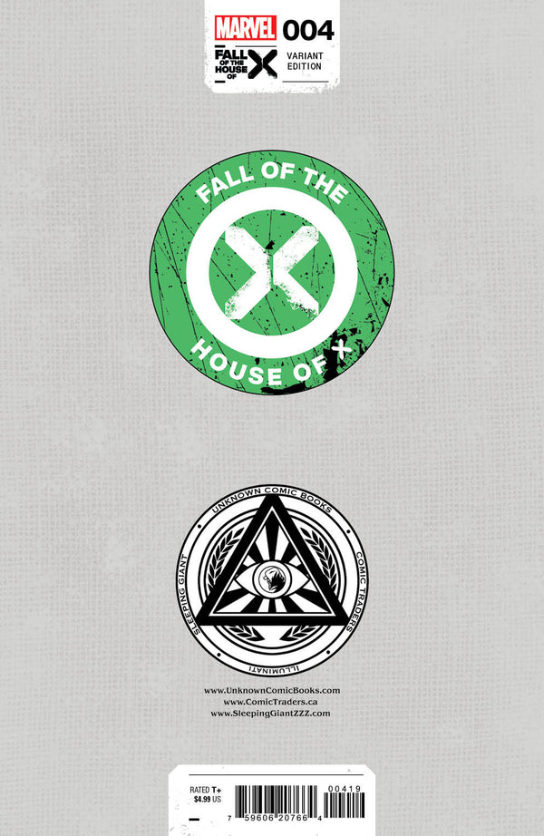 Fall Of The House Of X #4 Unknown Comics Kaare Andrews Exclusive Virgin Var [Fhx] (04/17/2024) - Collectors World Toys