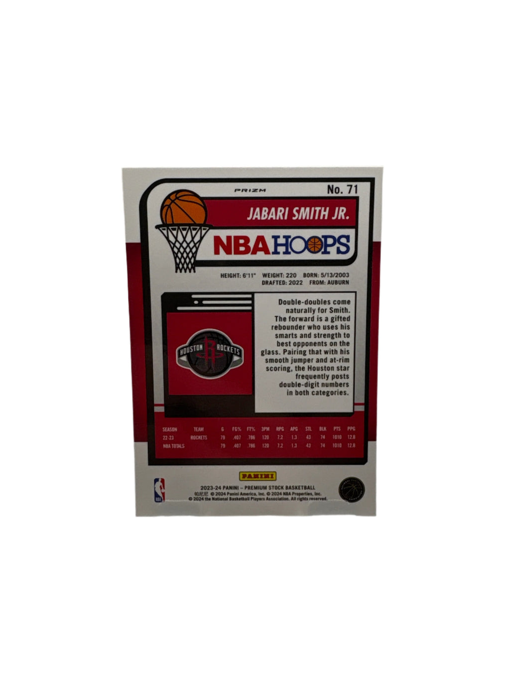 NBA Hoops Jabari Smith Jr.