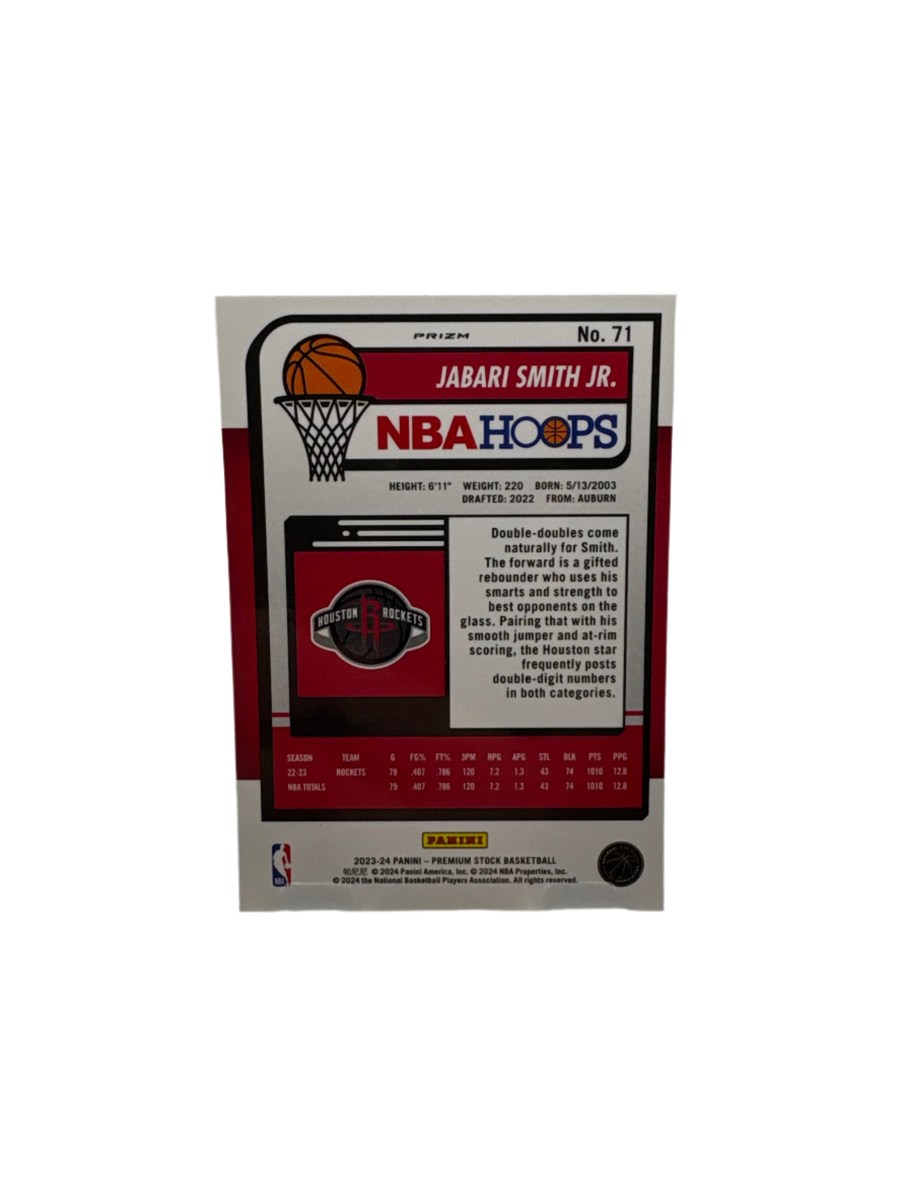 NBA Hoops Jabari Smith Jr.