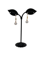 Earrings with beads