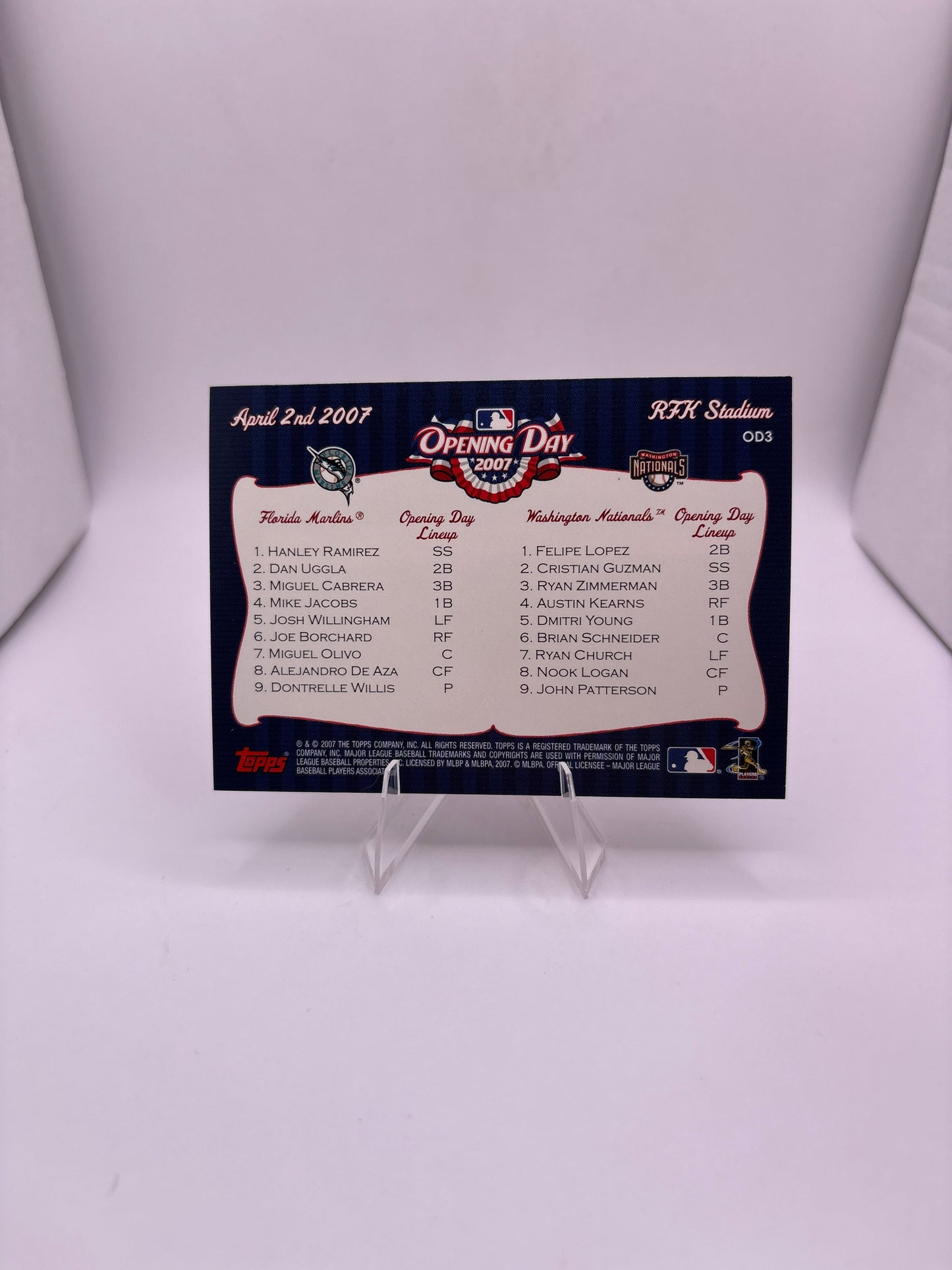 Topps Opening Day 2007