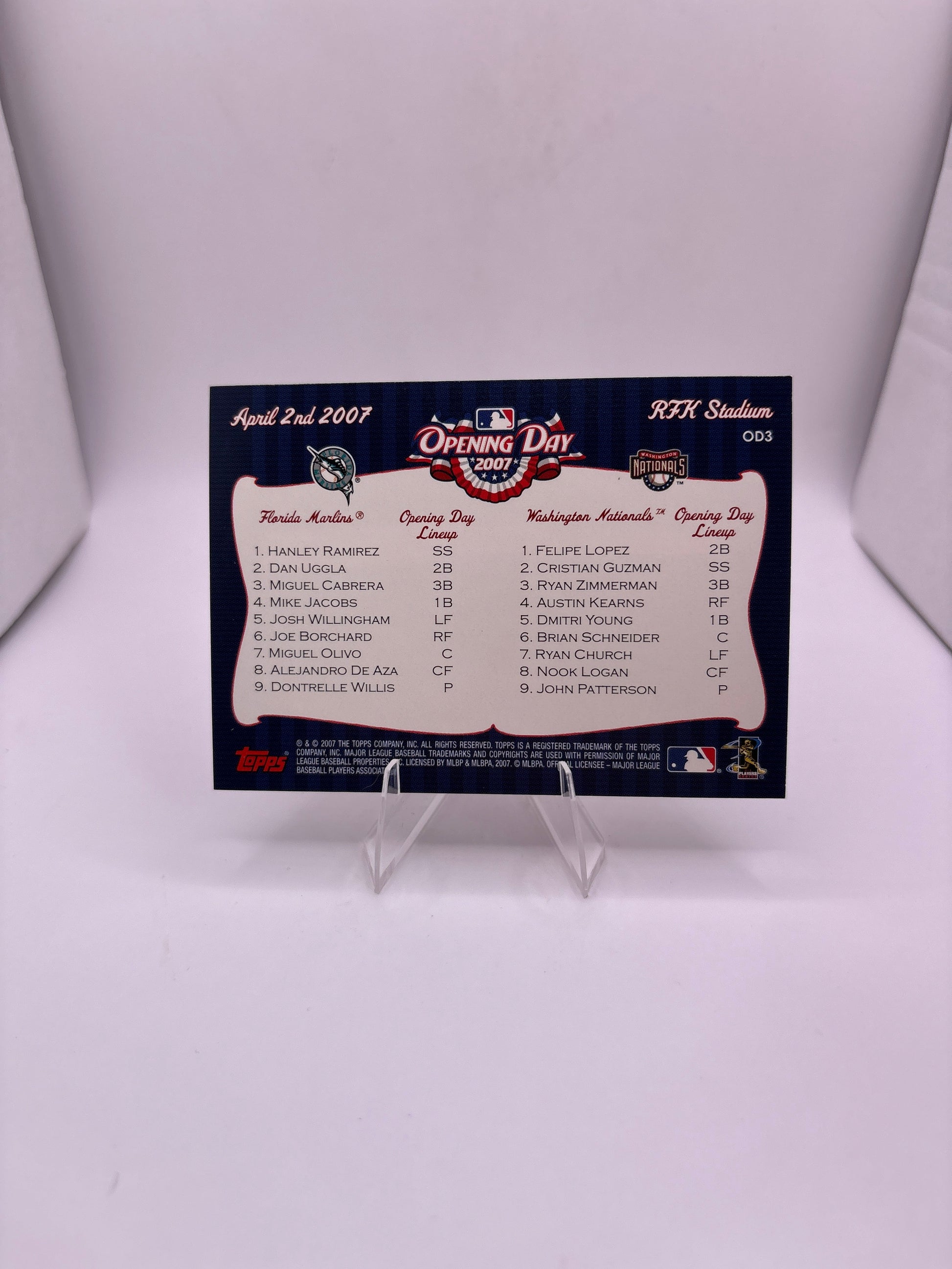 Topps Opening Day 2007