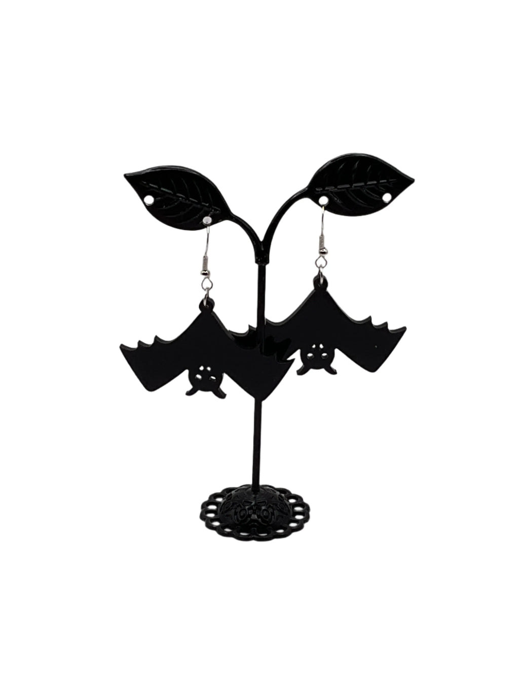 Hanging Bat Earrings