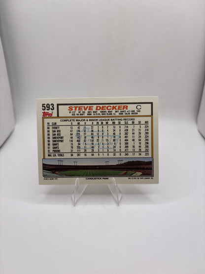 Topps Steve Decker