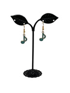Musical instruments and note earrings