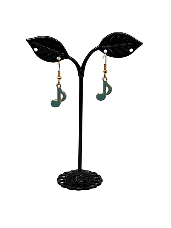 Musical instruments and note earrings