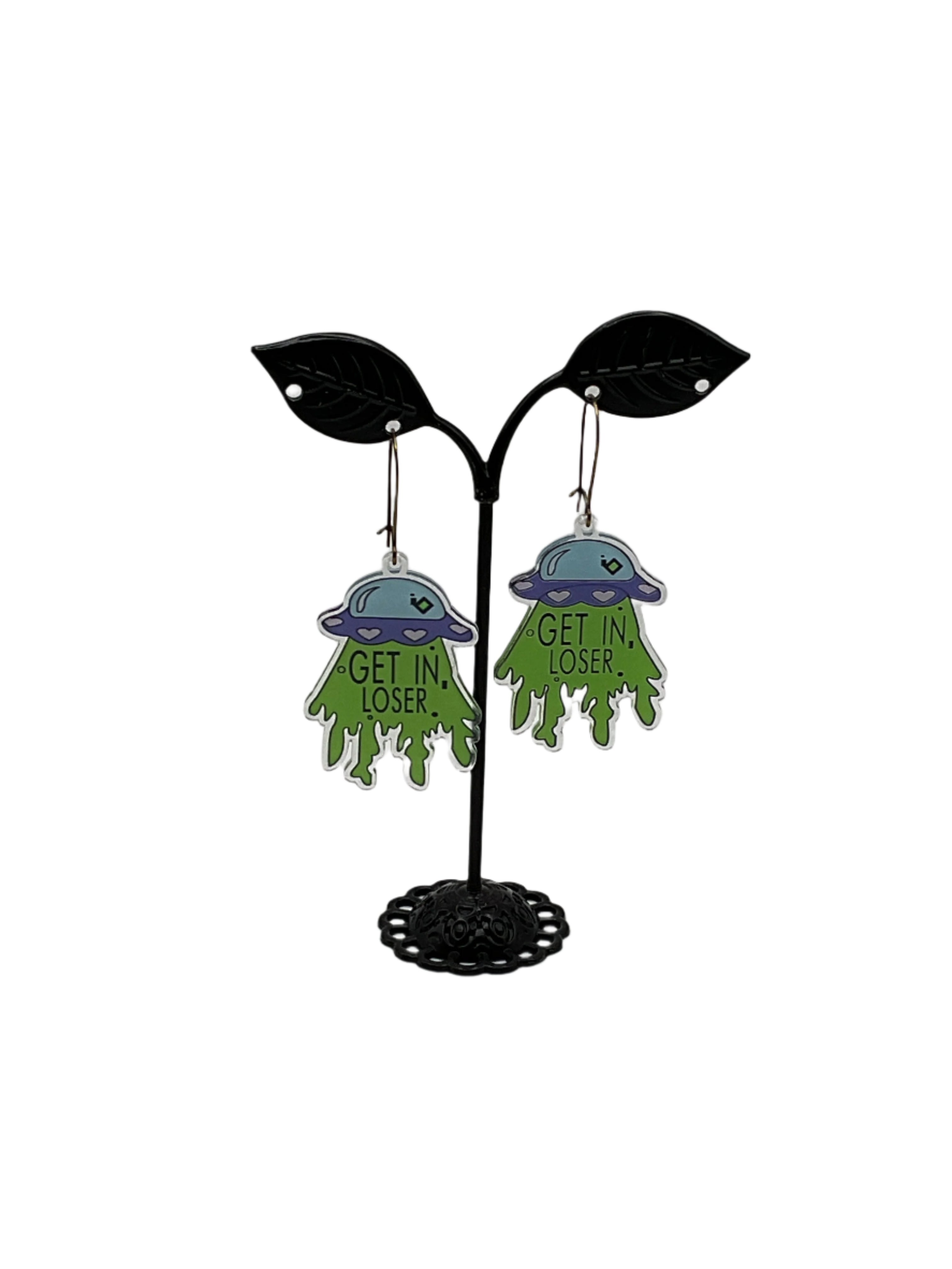 UFO earrings