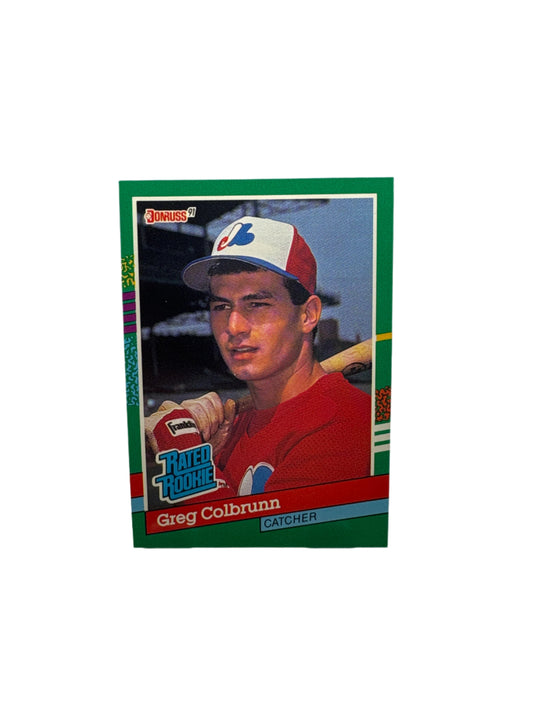 Donruss Greg Colbrunn Sports Card