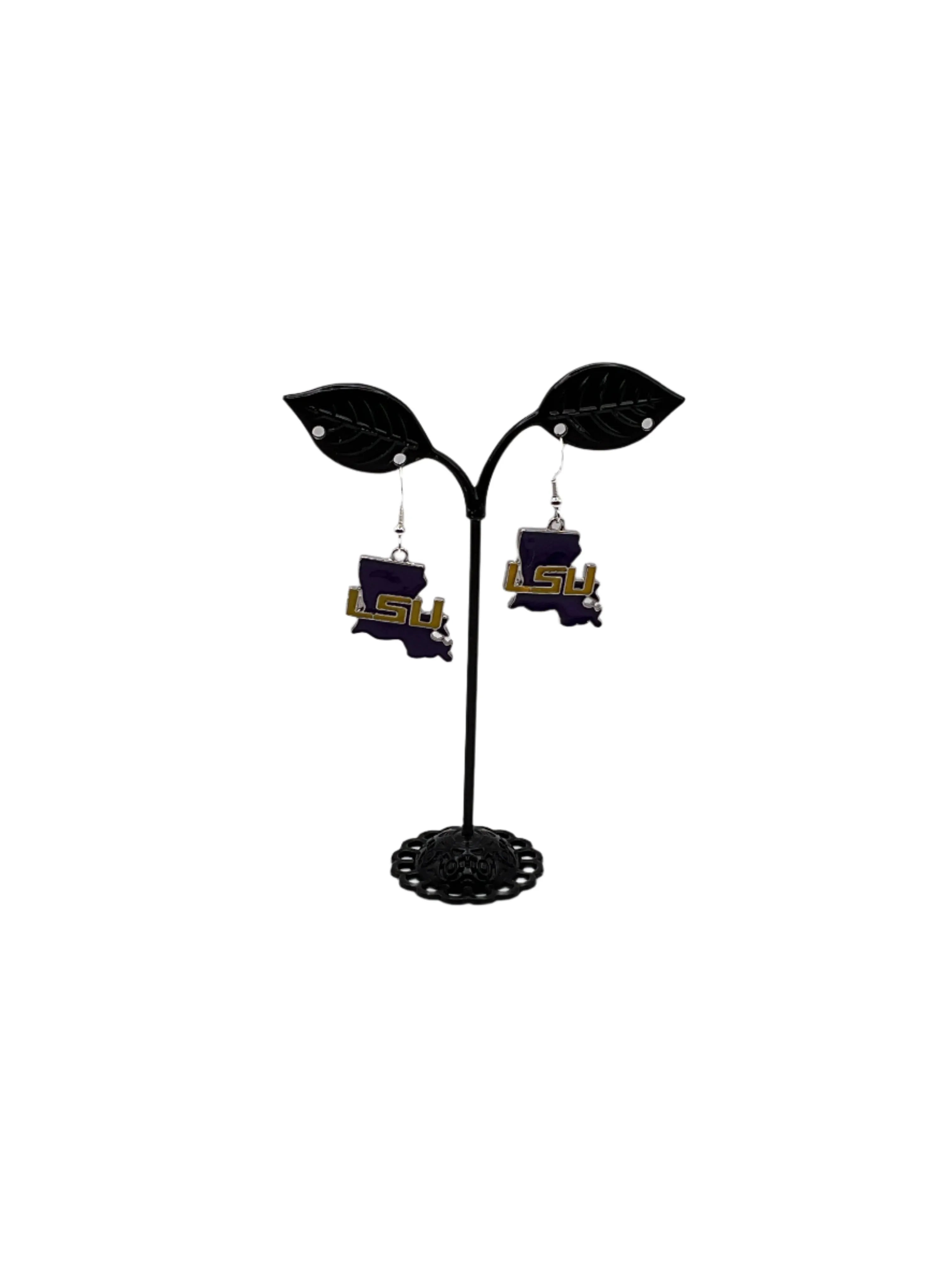 LSU football earrings