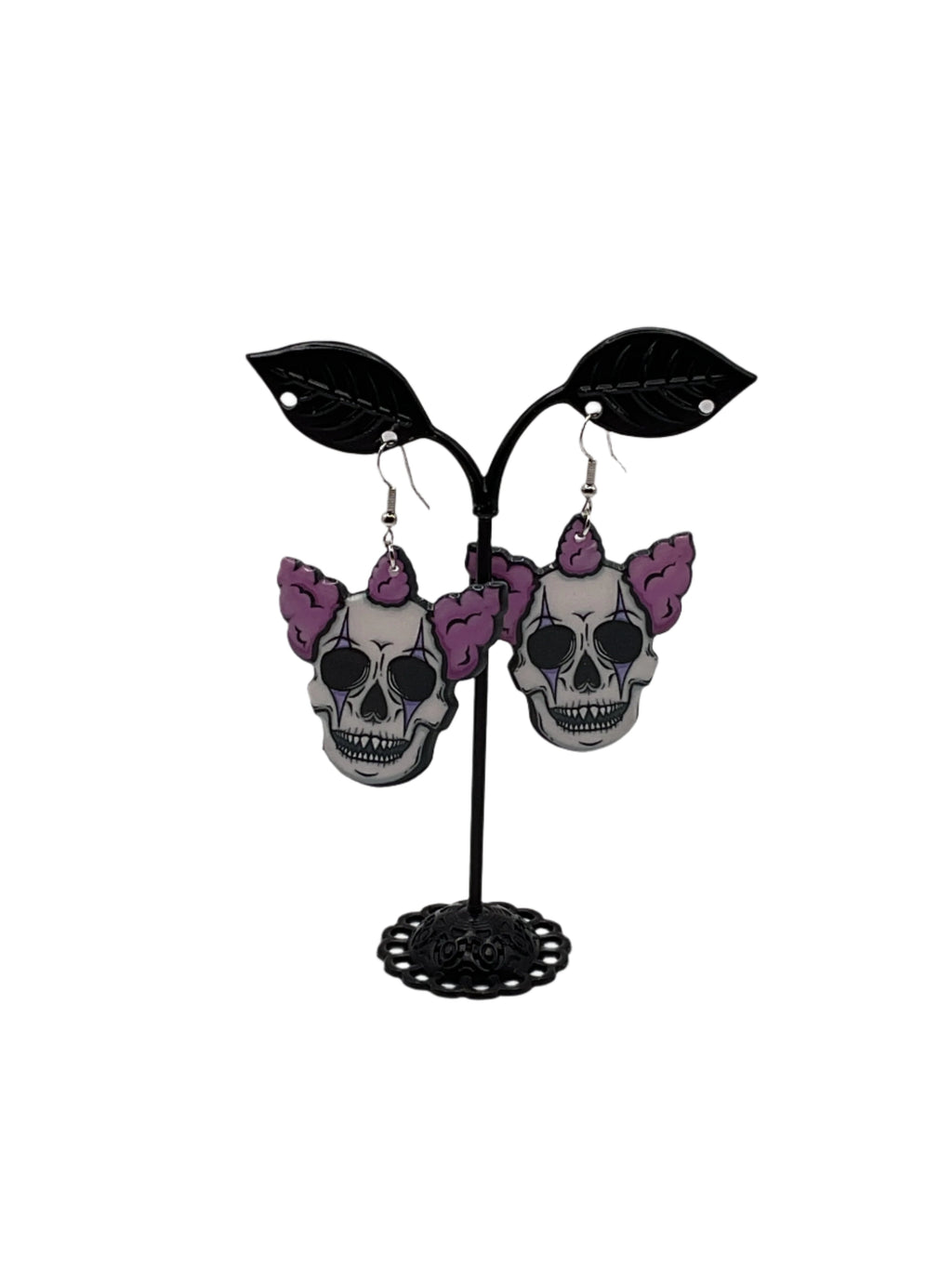 Skull Clown Earrings