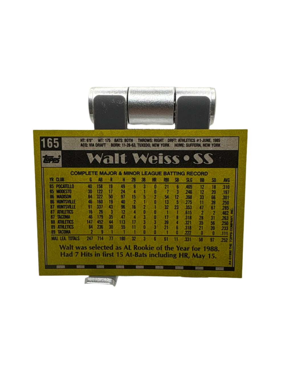 Topps Walt Weiss