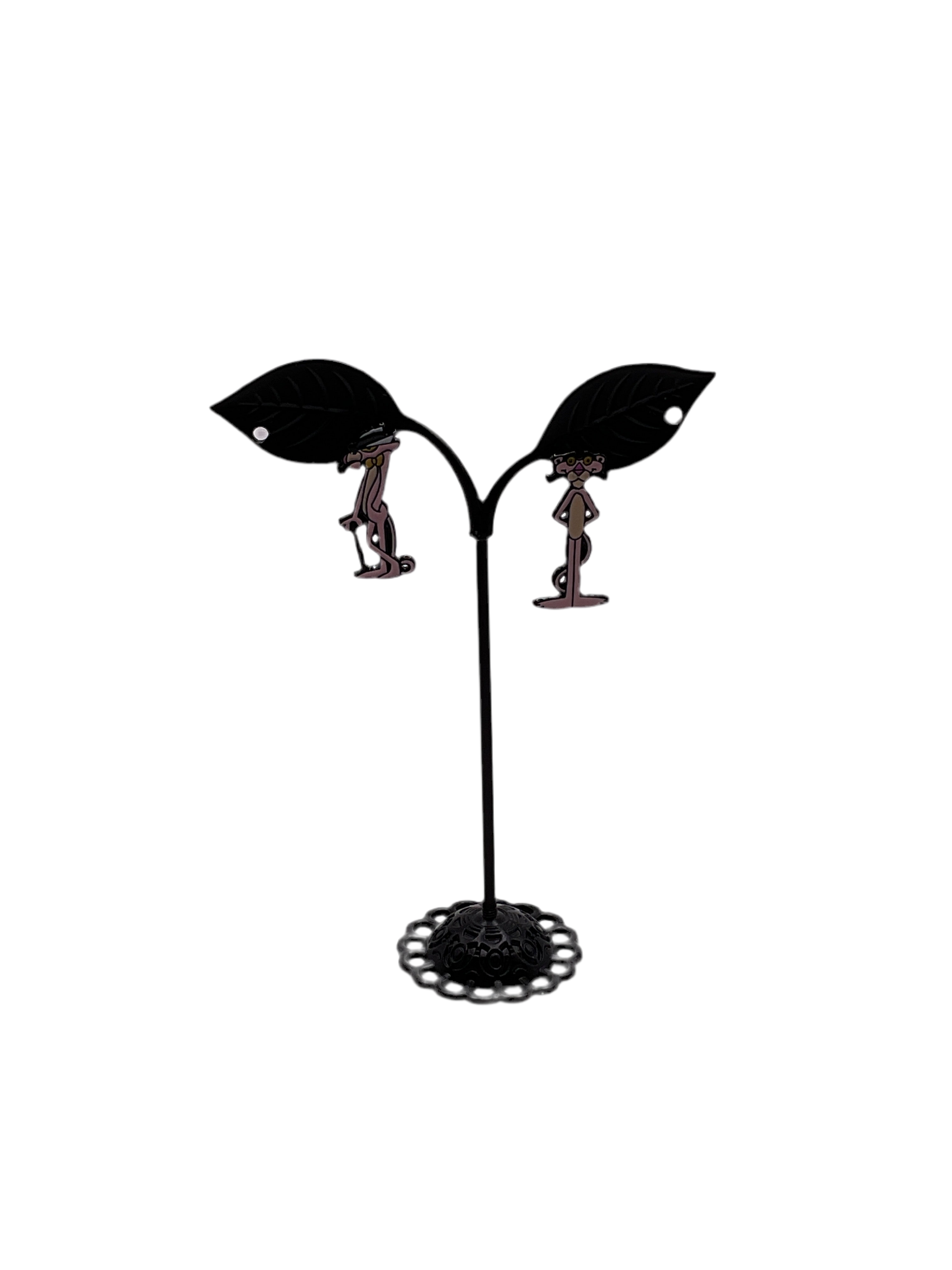 Pink Panther Earrings