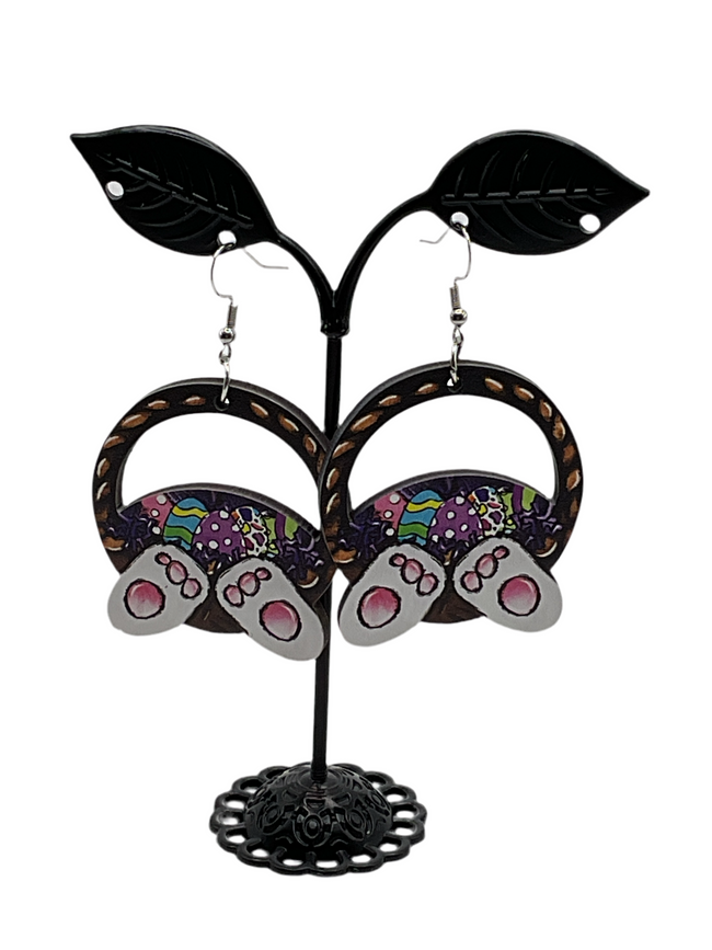 Easter Basket Earrings Hover Image