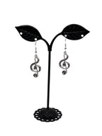 Music note earrings